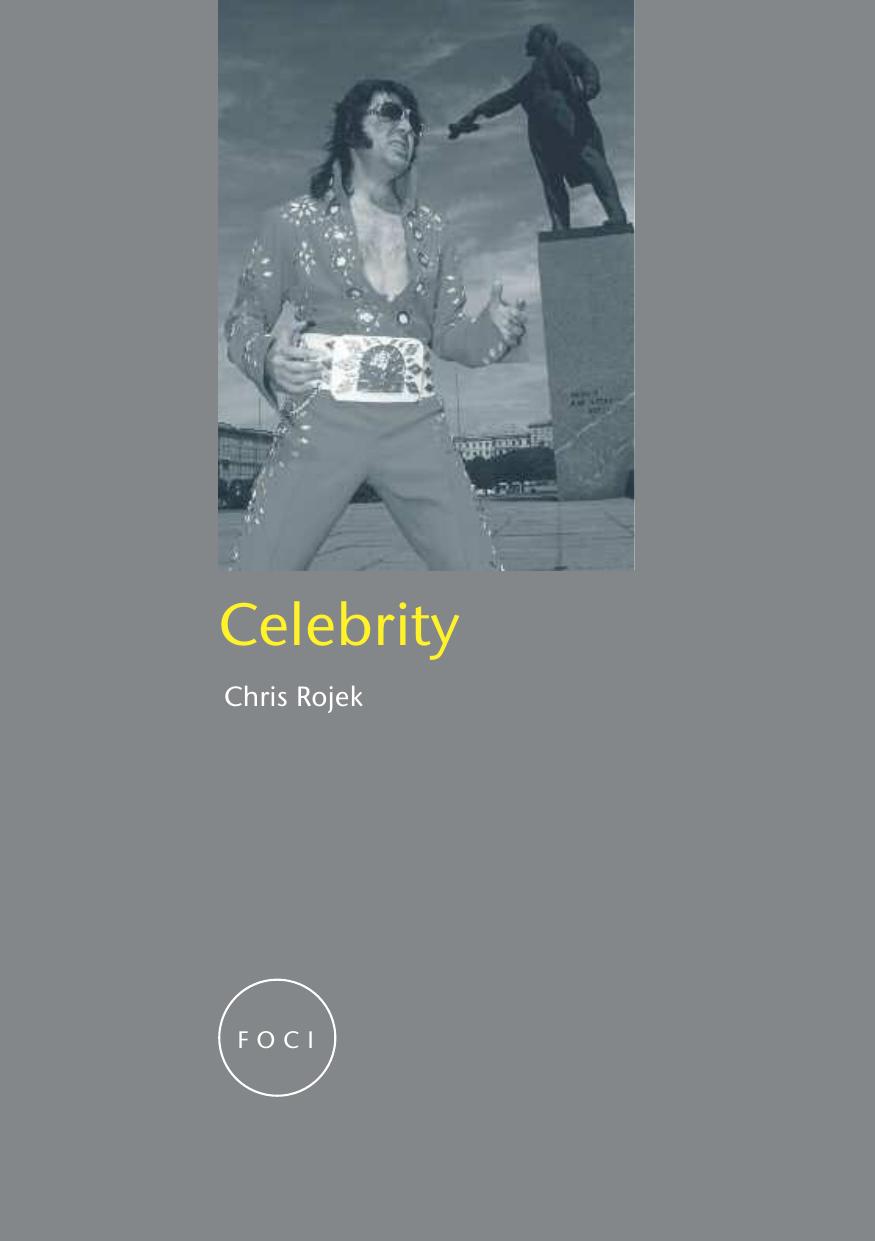 Celebrity by Chris Rojek