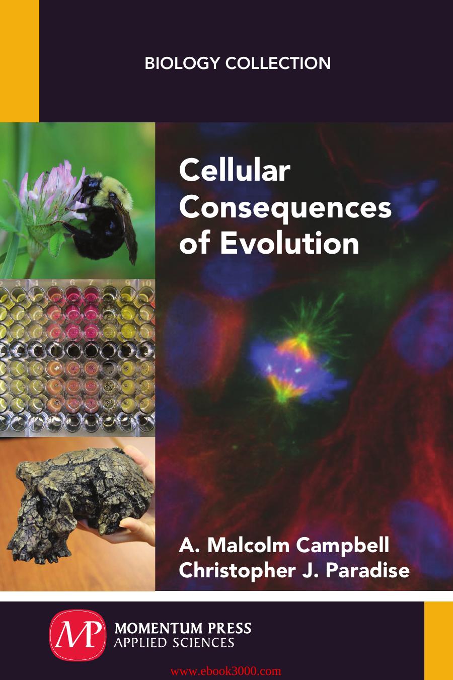 Cellular Consequences of Evolution (Biology Collection) by Unknow