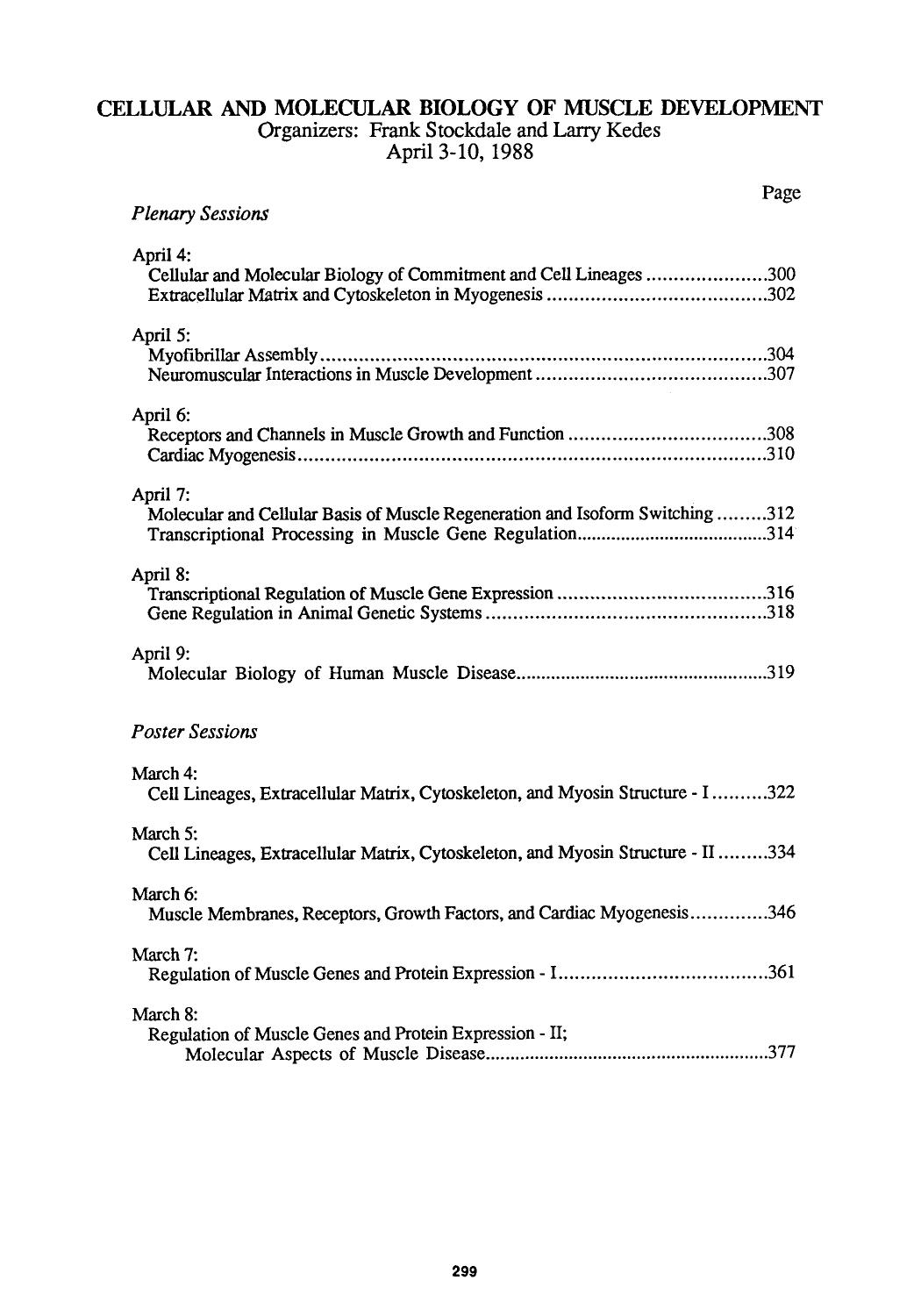 Cellular and molecular biology of muscle development by Unknown