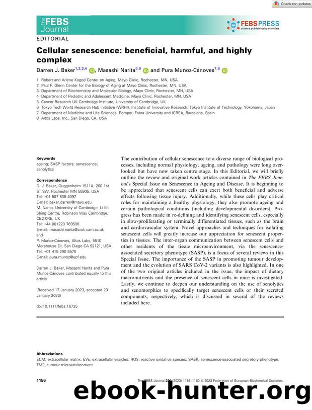 Cellular senescence: beneficial, harmful, and highly complex by Unknown