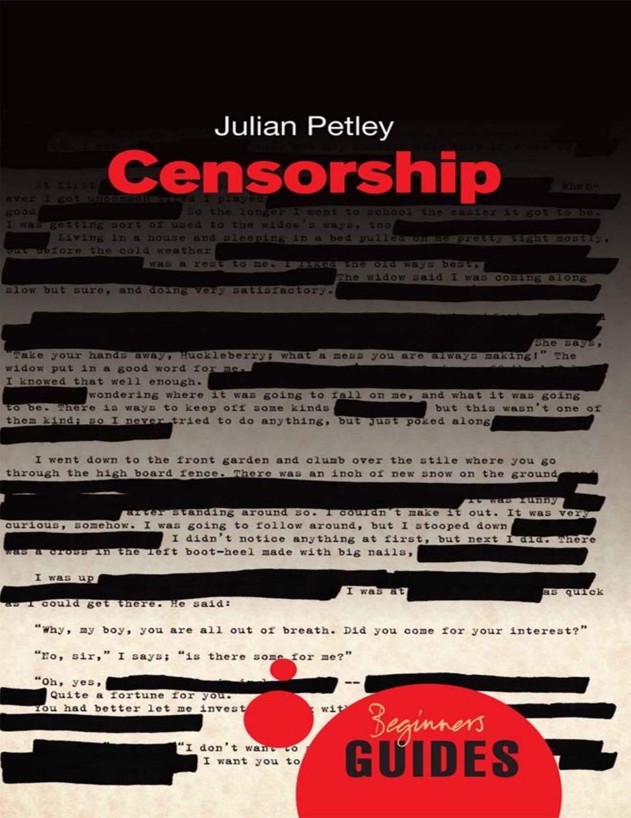 Censorship by Julian Petley