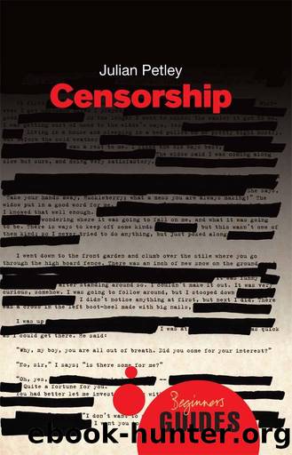 Censorship: A Beginner's Guide by Julian Petley