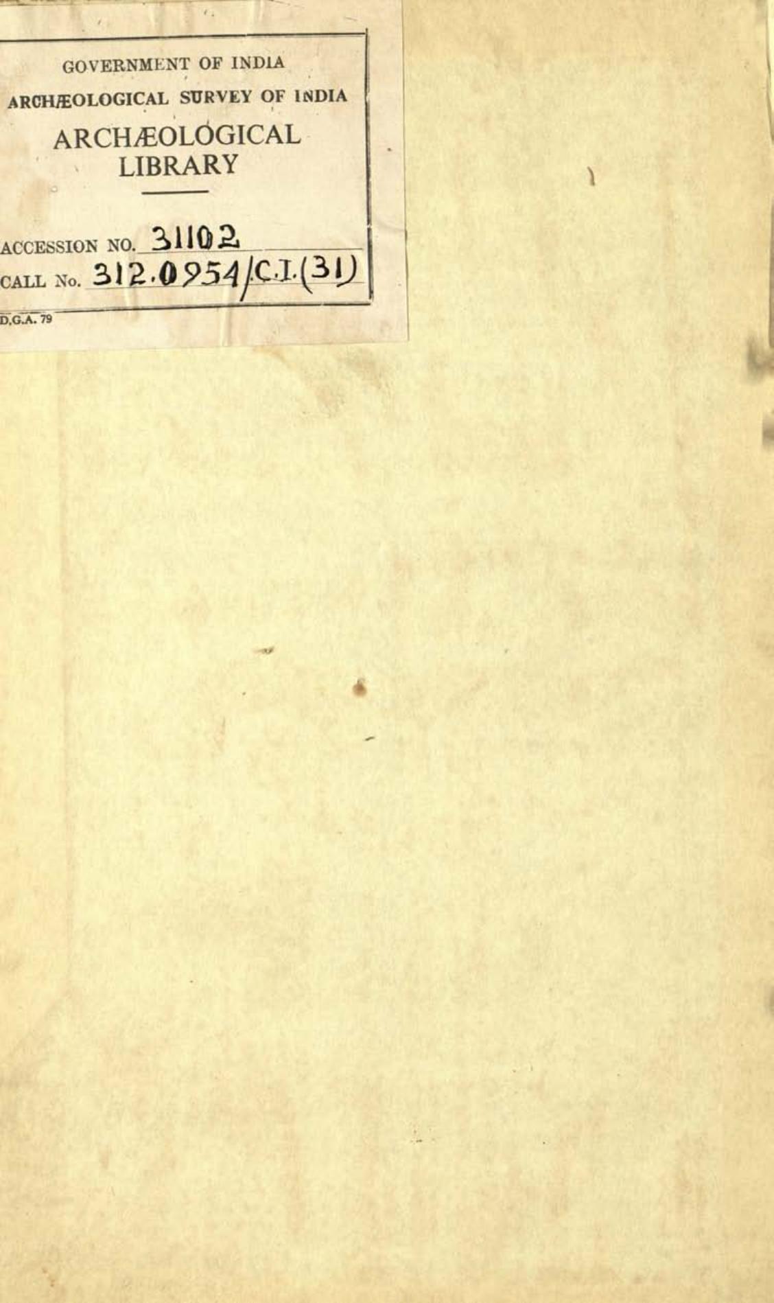 Census of India Vol. III Assam, 1931 by Author