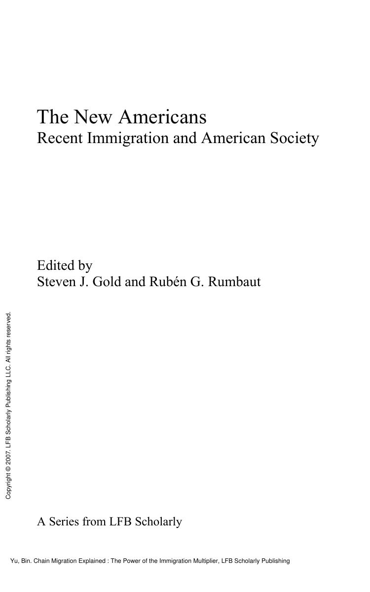 Chain Migration Explained: The Power of the Immigration Multiplier by Bin Yu