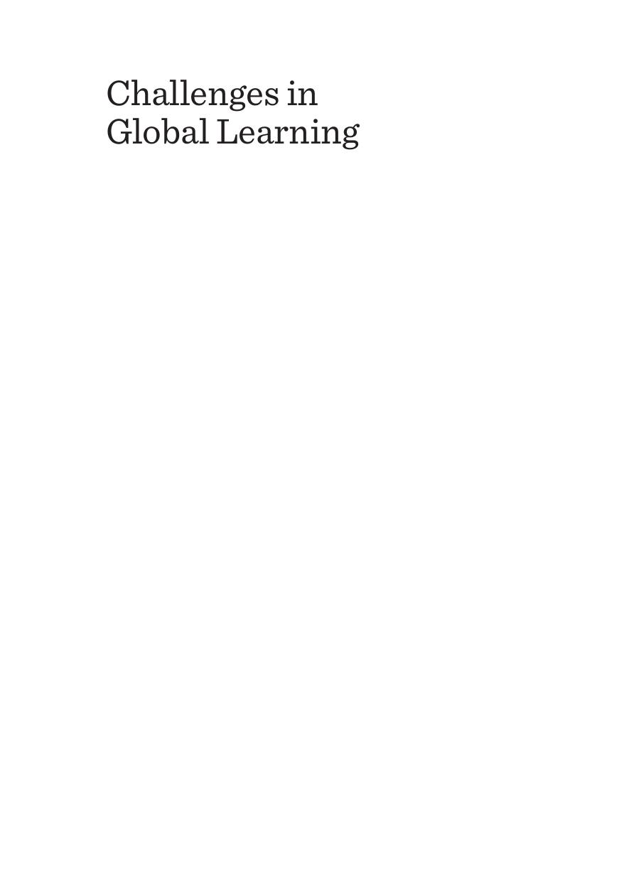 Challenges in Global Learning : Dealing with Education Issues from an International Perspective by Ania Lian; Peter Kell; Paul Black