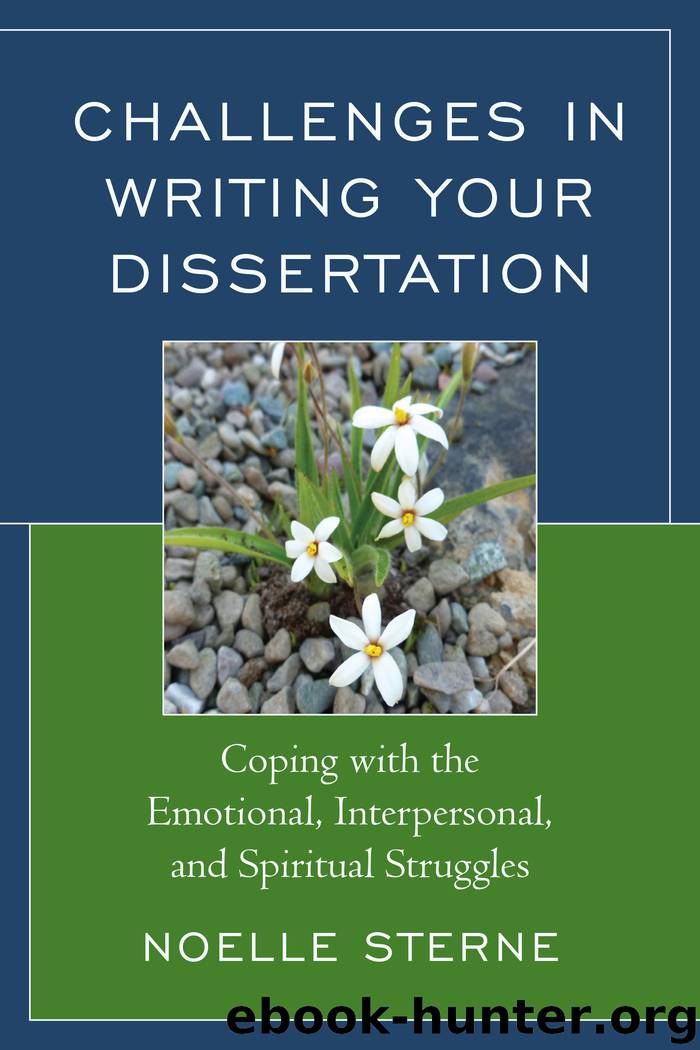 Challenges in Writing Your Dissertation by Noelle Sterne