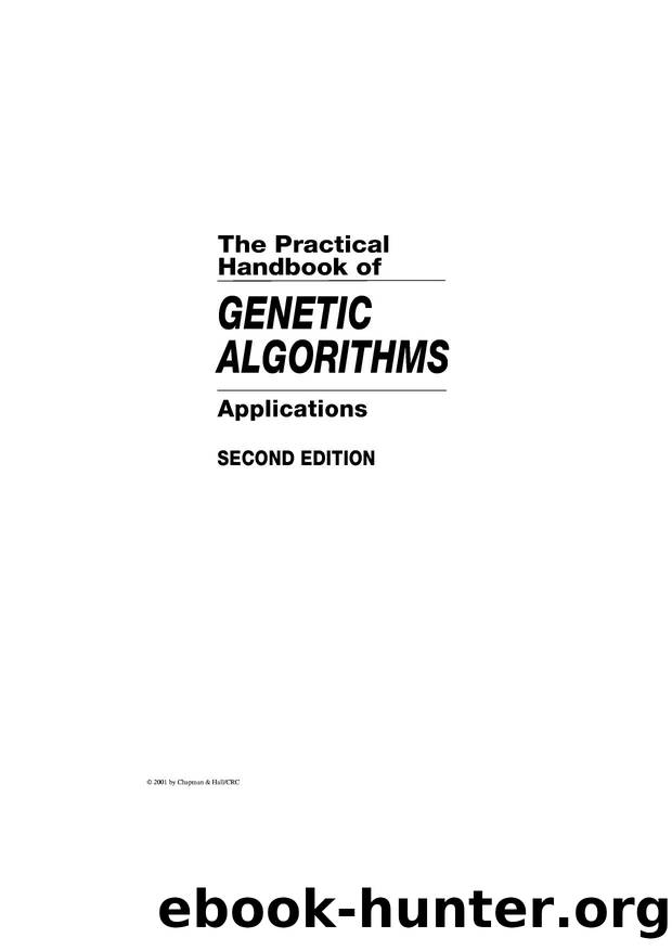 Chambers L by The Practical Handbook of Genetic Algorithms. Application. 2 ed