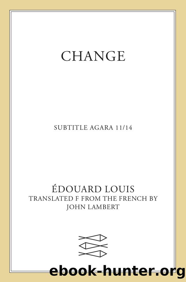 Change by Édouard Louis