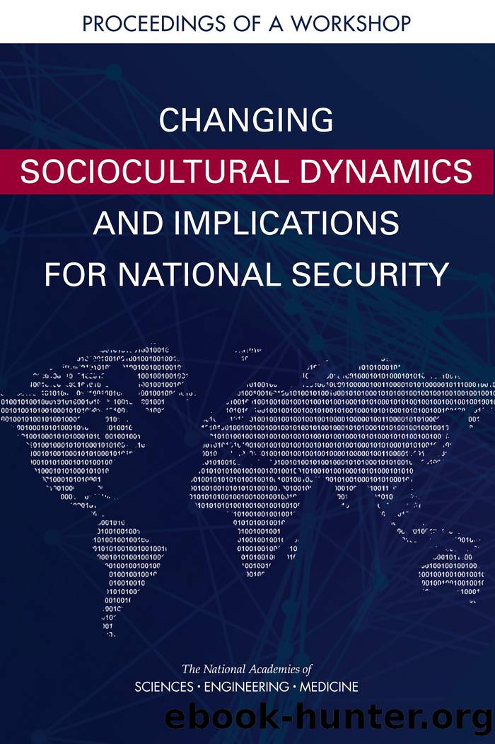 Changing Sociocultural Dynamics and Implications for National Security: Proceedings of a Workshop by unknow