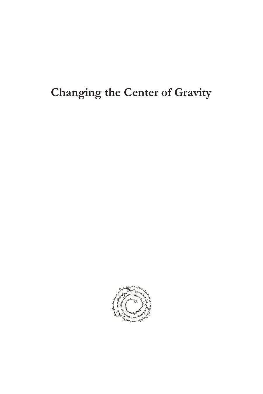 Changing the Center of Gravity by Melissa Terras; Gregory Crane