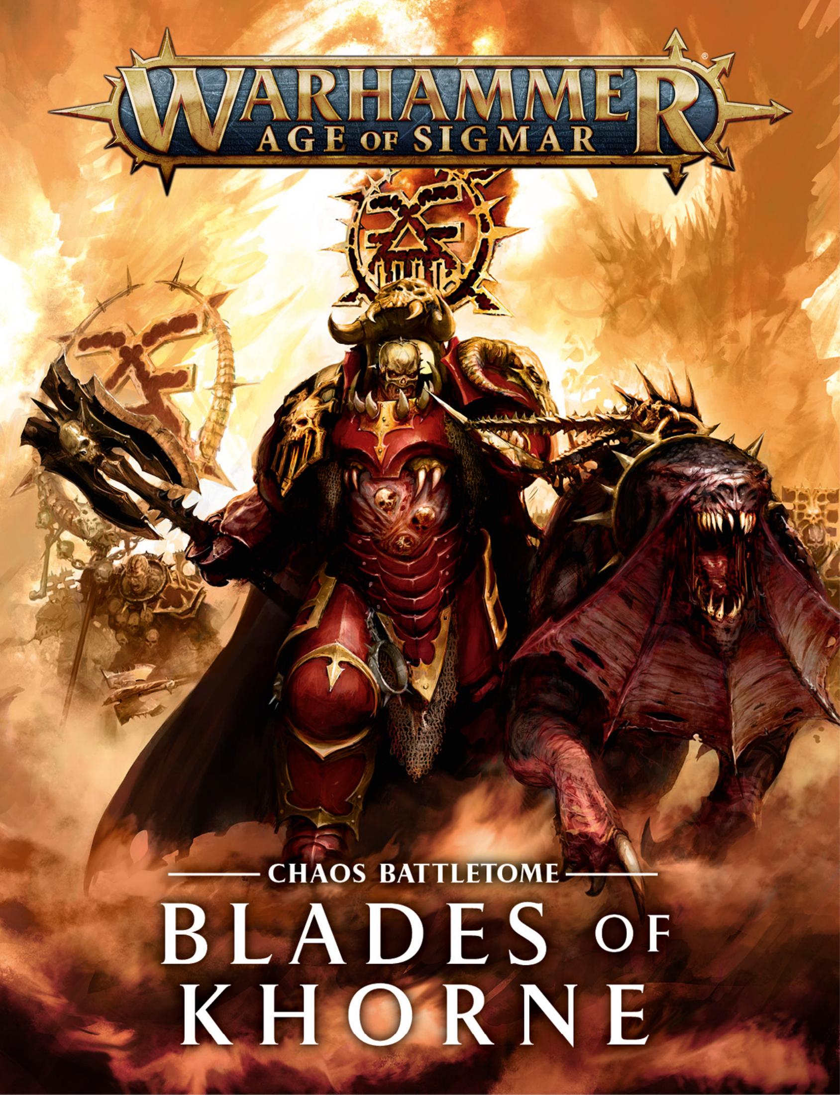 Chaos Battletome: Blades of Khorne by Games Workshop