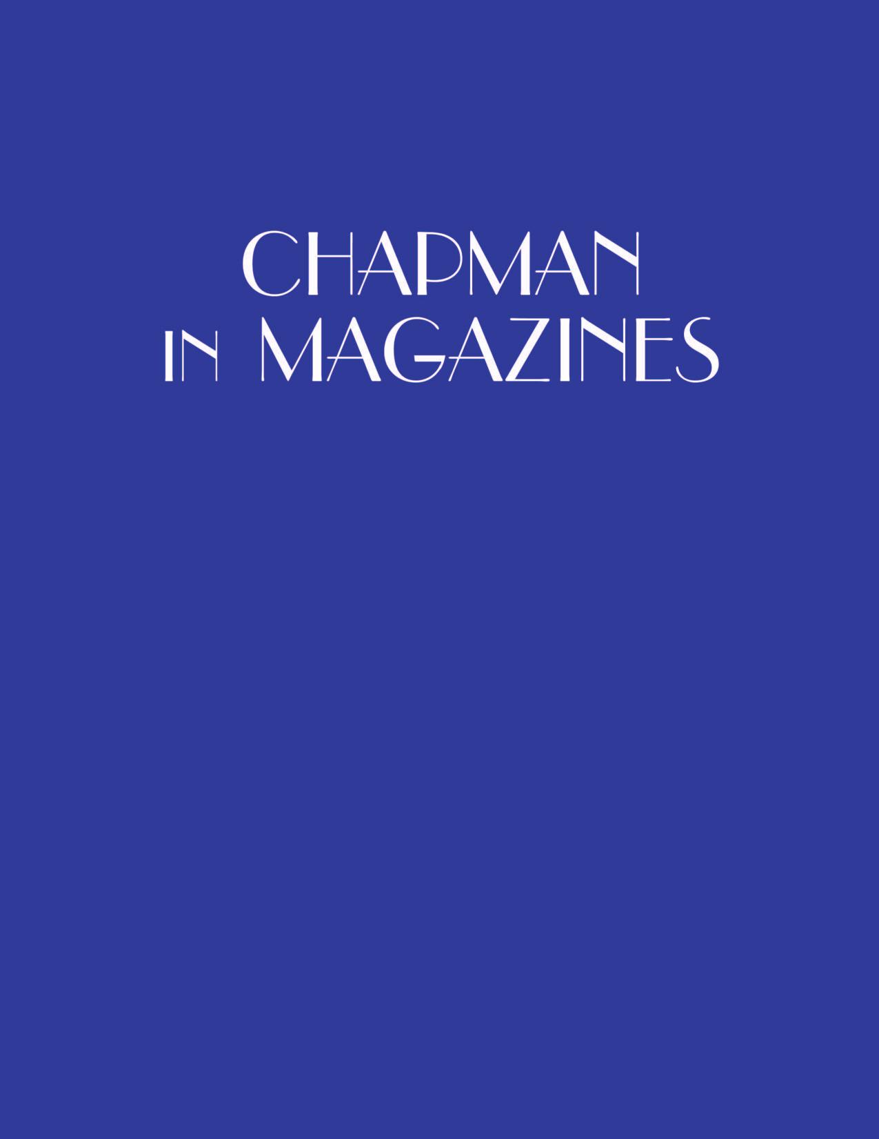 Chapman in Magazines by Unknown