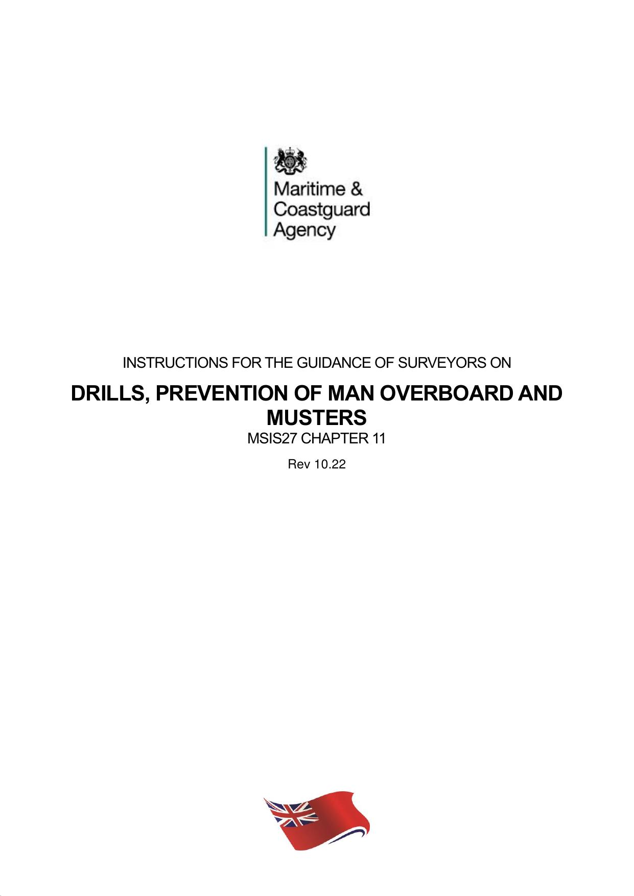 Chapter 11 - Drills, Prevention of Man Overboard and Musters (Rev. 1022) by Chris Skeats