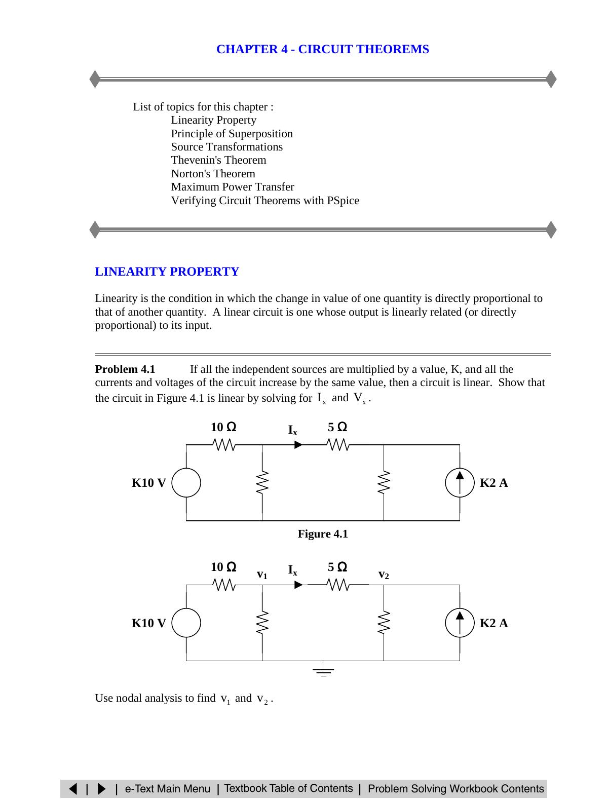Chapter 4 - Circuit Theorems by Catherine Huitger