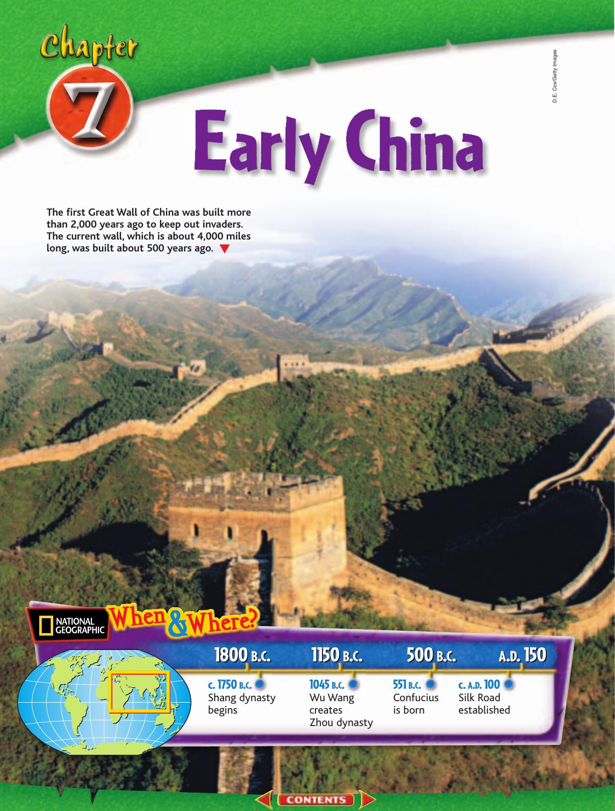 Chapter 7: Early China by Glencoe/McGraw-Hill