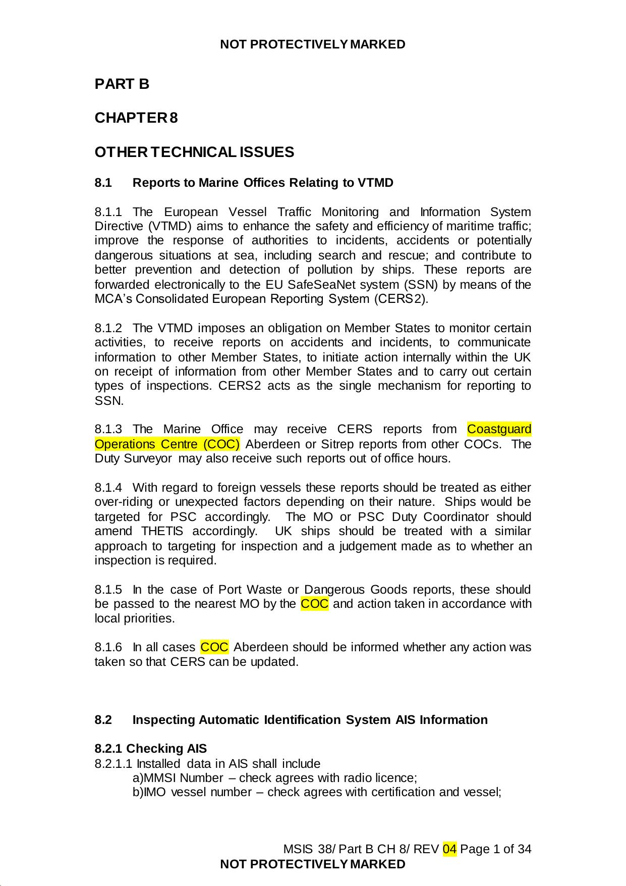 Chapter 8 - Other Technical Issues (Rev. 04) by sroberts