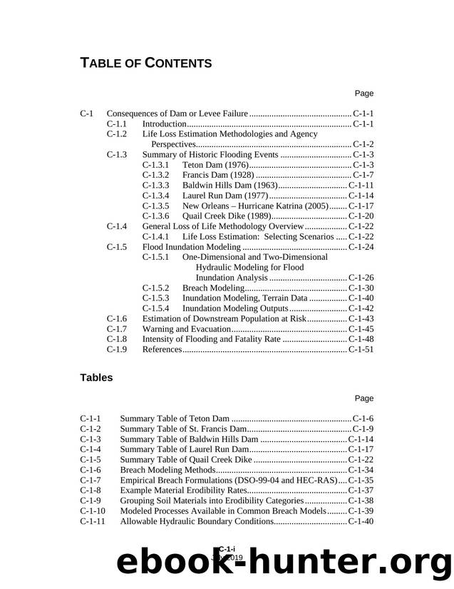Chapter C-1  Consequences of Flooding by Bureau of Reclamation