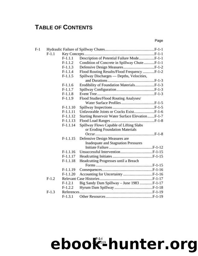 Chapter F-1 by Bureau of Reclamation