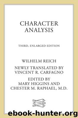 Character Analysis by Wilhelm Reich