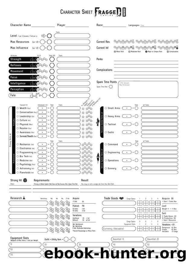 Character Sheets FE HACKED by Unknown