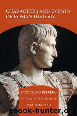 Characters and Events of Roman History by Guglielmo Ferrero