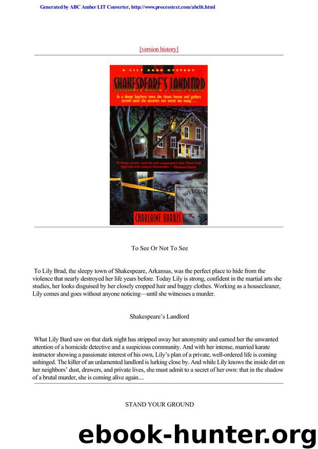Charlaine Harris - [Lily Bard 01] by Shakespeare's Landlord (V2.0)