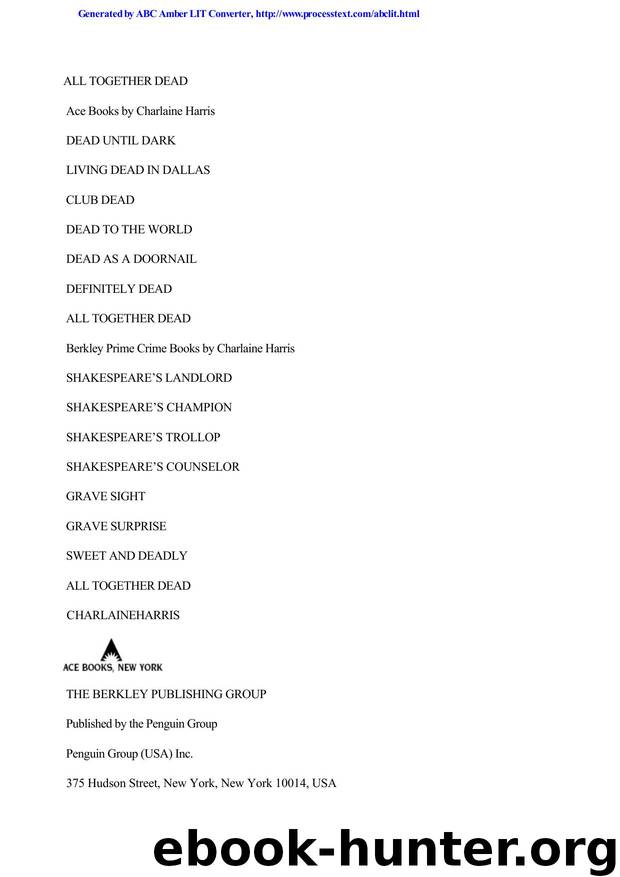 Charlaine Harris- Sookie Stackhouse 07 by All Together Dead