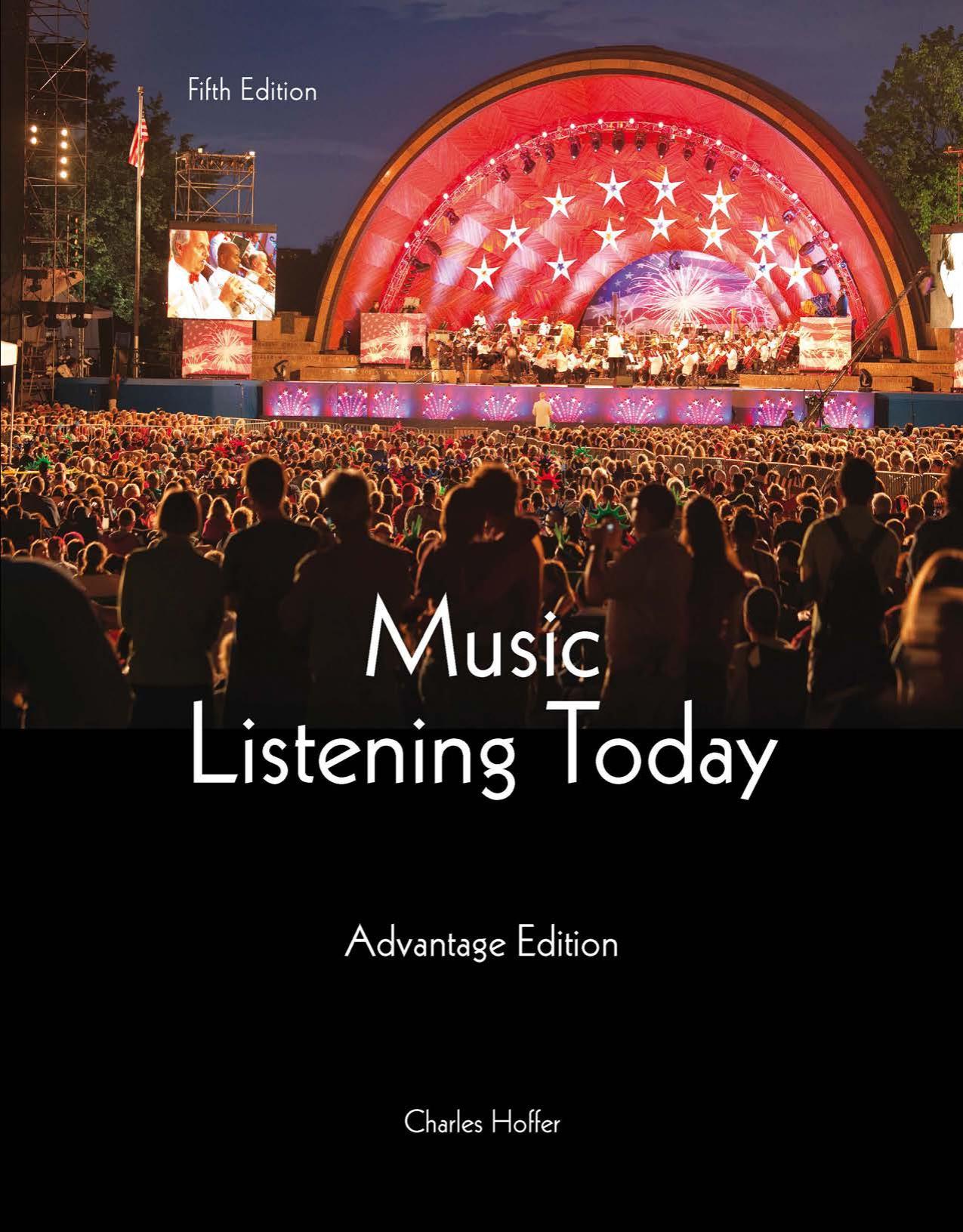 Charles Hoffer Music Listening Today Advantage Edition Cengage Learning by Unknown