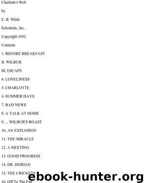 Charlotte's Web by EB White