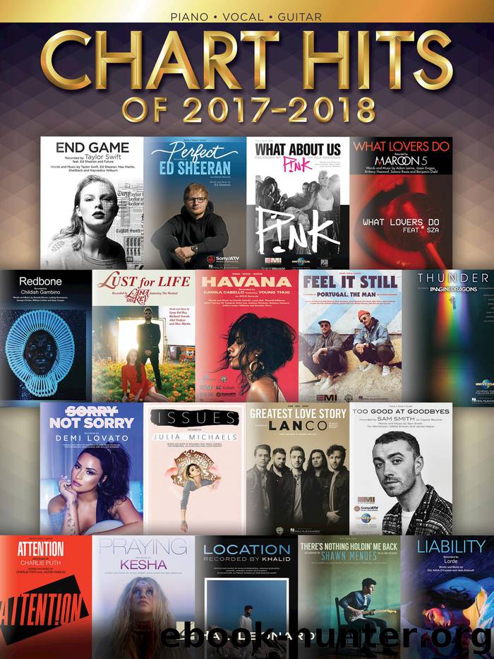 Chart Hits of 2017-2018 by Hal Leonard Corp