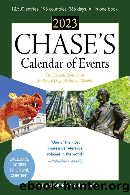 Chase's Calendar of Events 2023 by Editors of Chase's