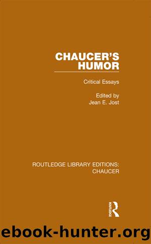 Chaucer's Humor by Jean E. Jost;