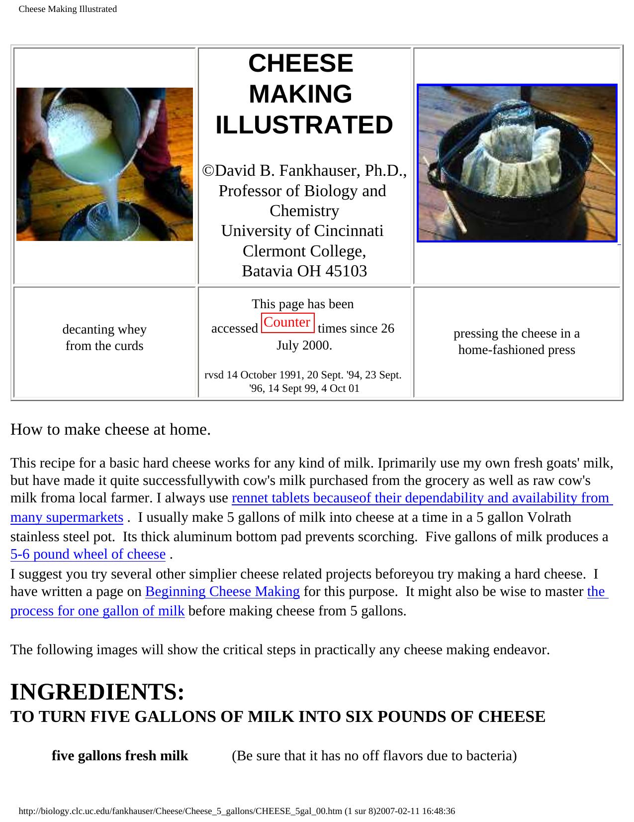 Cheese Making Illustrated by Unknown