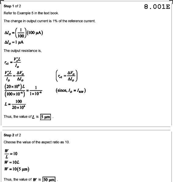 Chegg Solutions for Microelectronic Circuits by Unknown