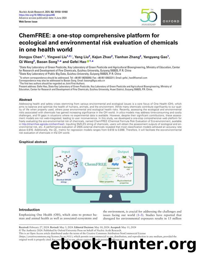 ChemFREE: a one-stop comprehensive platform for ecological and environmental risk evaluation of chemicals in one health world by unknow
