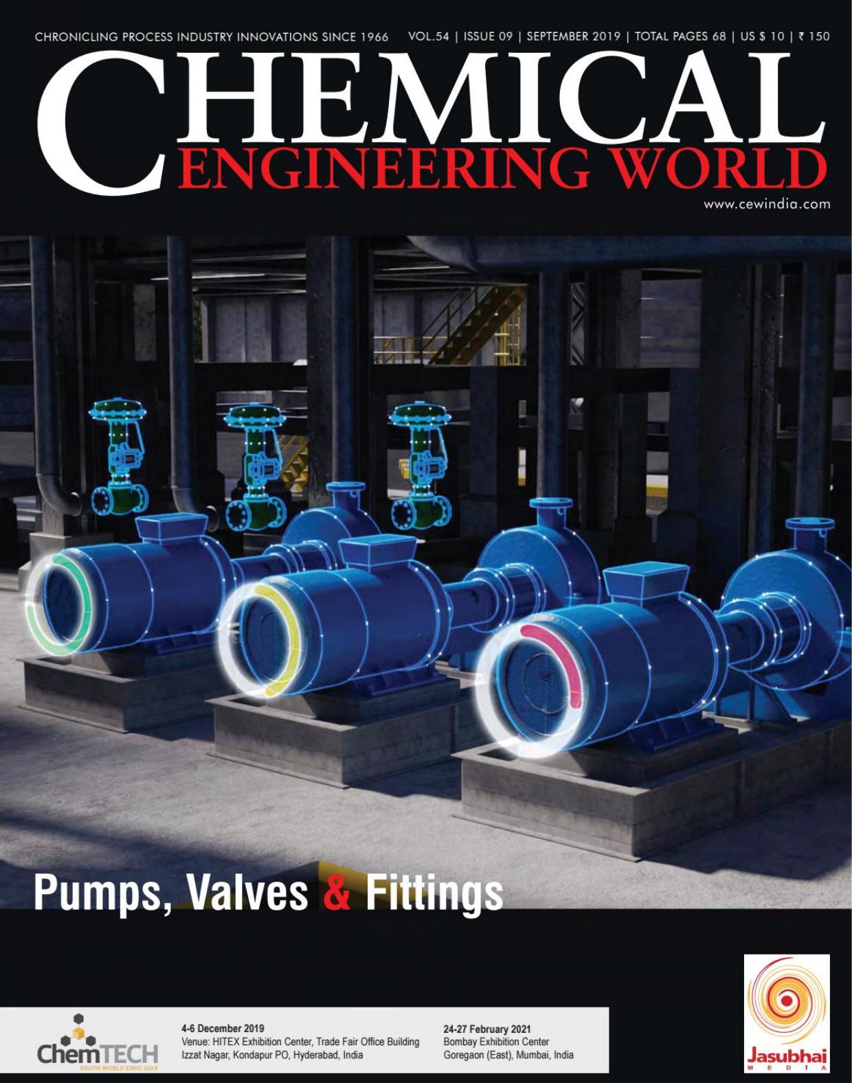 Chemical Engineering World by September 2019
