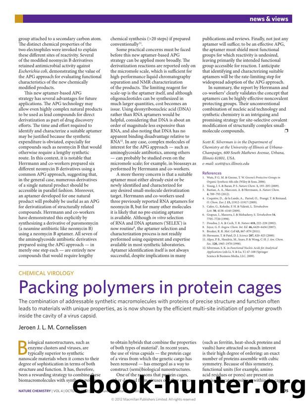 Chemical virology: Packing polymers in protein cages by Jeroen J. L. M. Cornelissen