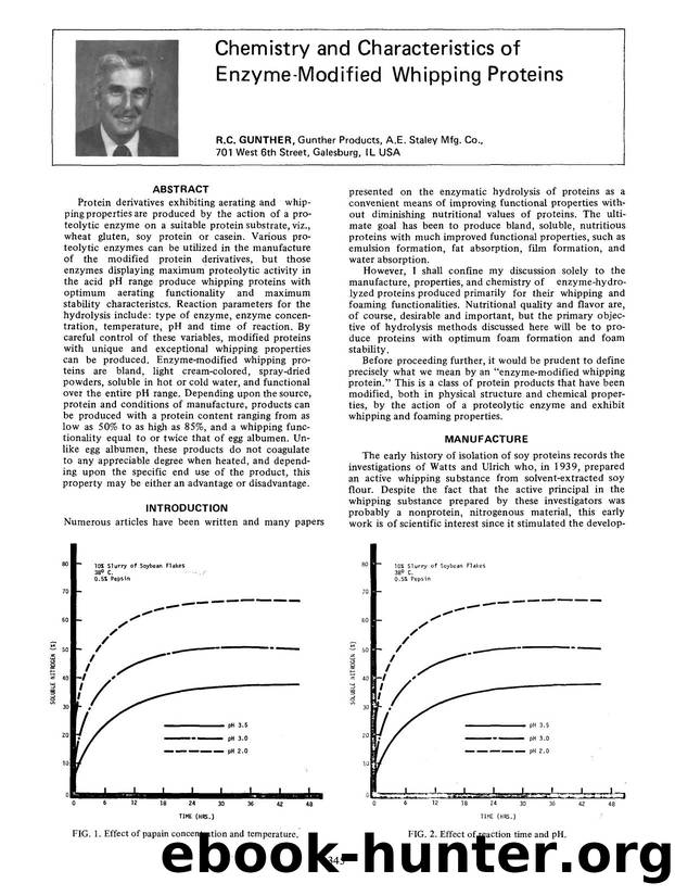 Chemistry and characteristics of enzyme-modified whipping proteins by Unknown