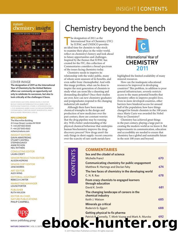Chemistry beyond the bench by Unknown