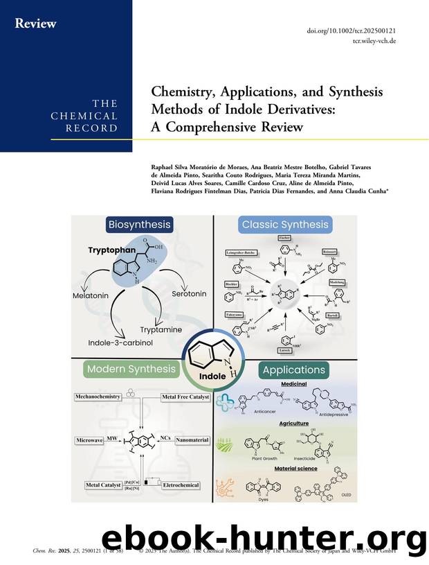Chemistry, Applications, and Synthesis Methods of Indole Derivatives: A Comprehensive Review by unknow