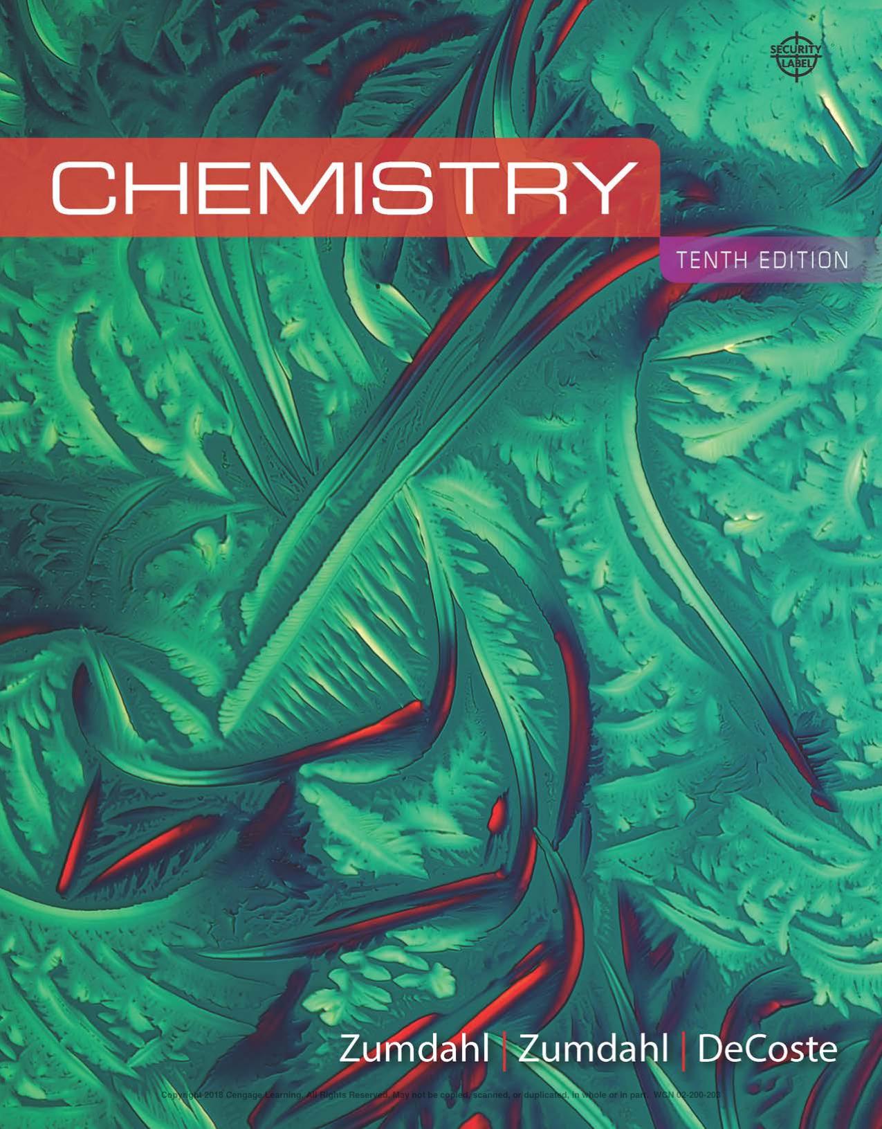 Chemistry, Loose-Leaf Version by Steven S. Zumdahl Susan A. Zumdahl Donald J. DeCoste
