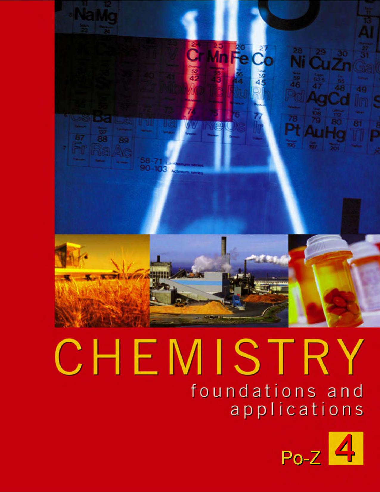 Chemistry. Foundations and Applications. Po-Z by J. J. Lagowski