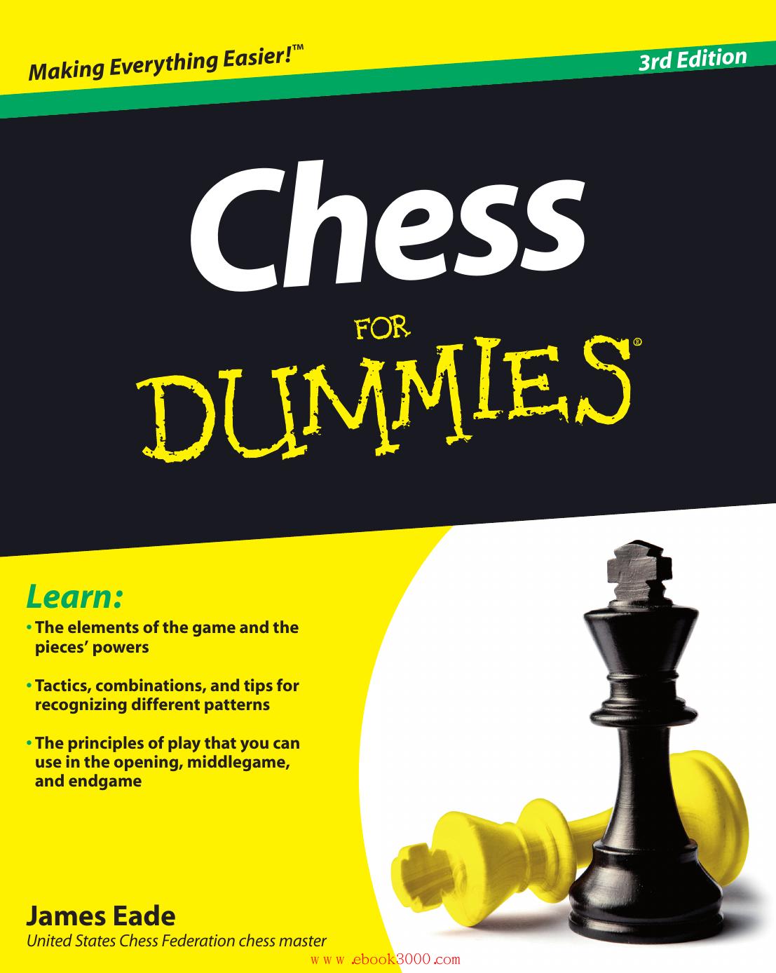 Chess For Dummies by James Eade