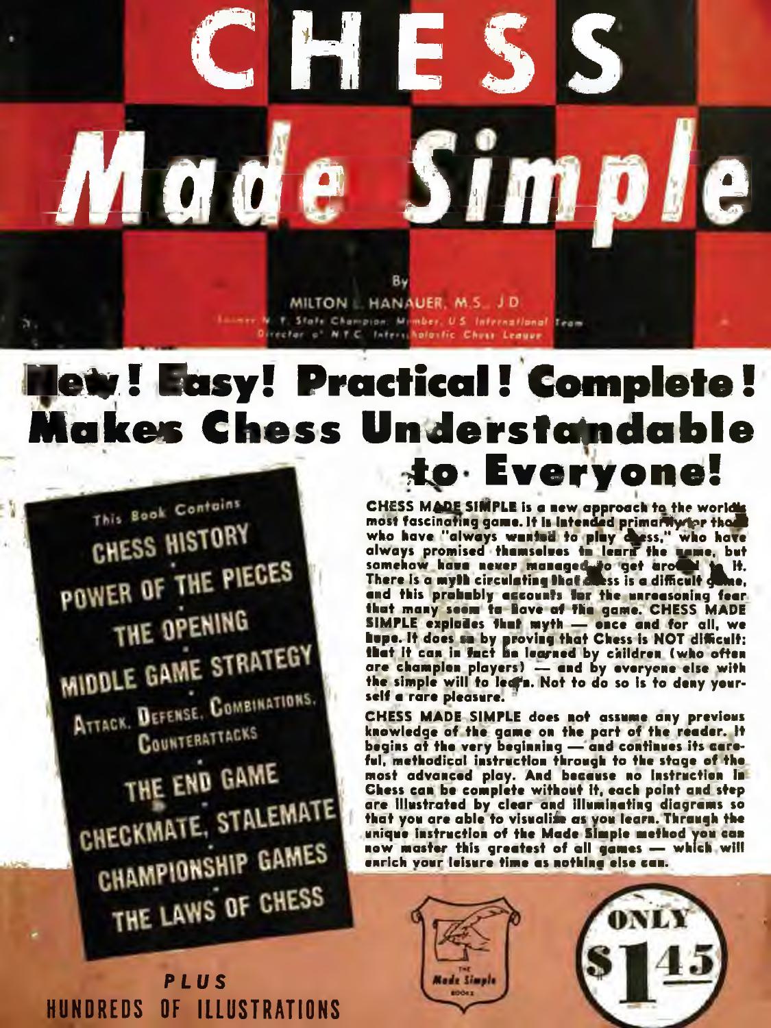 Chess Made Simple (1957) by Milton L Hanauer