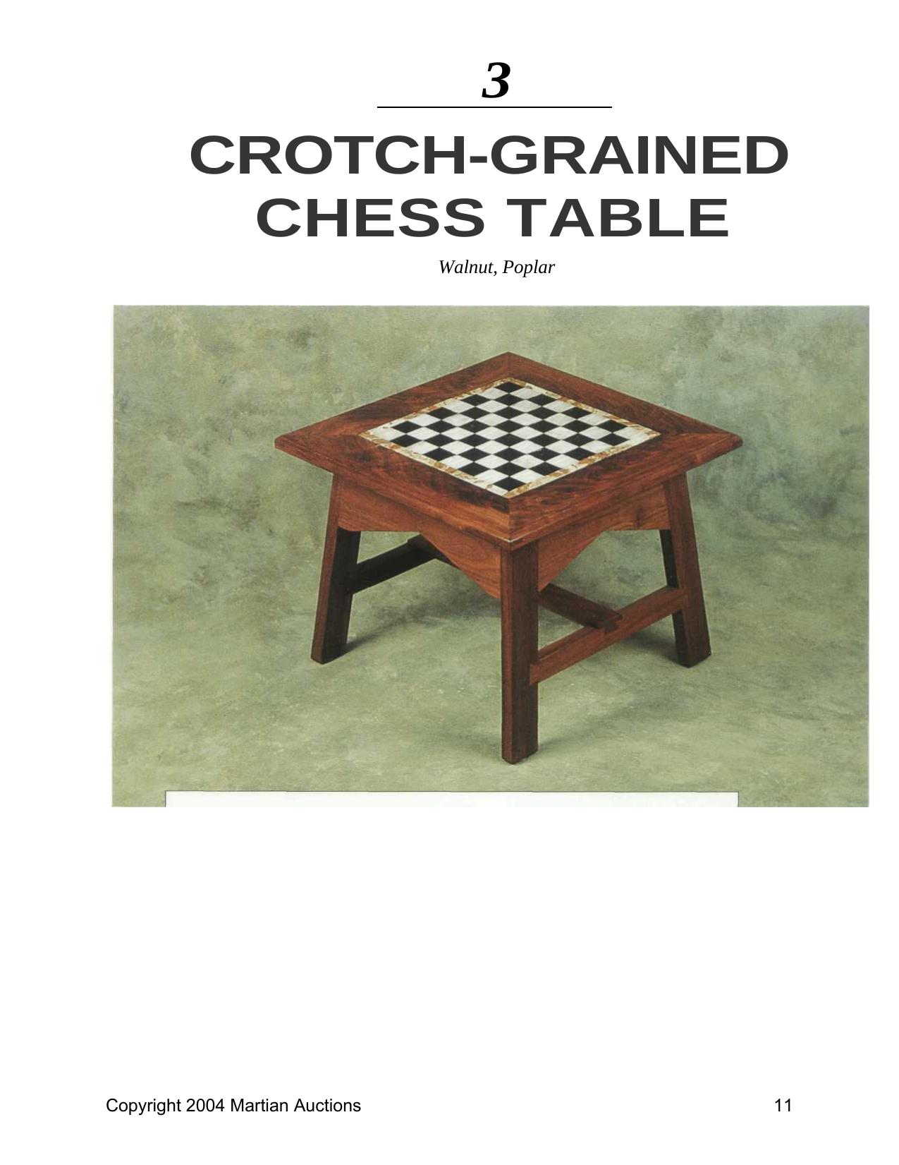 Chess Table by Unknown