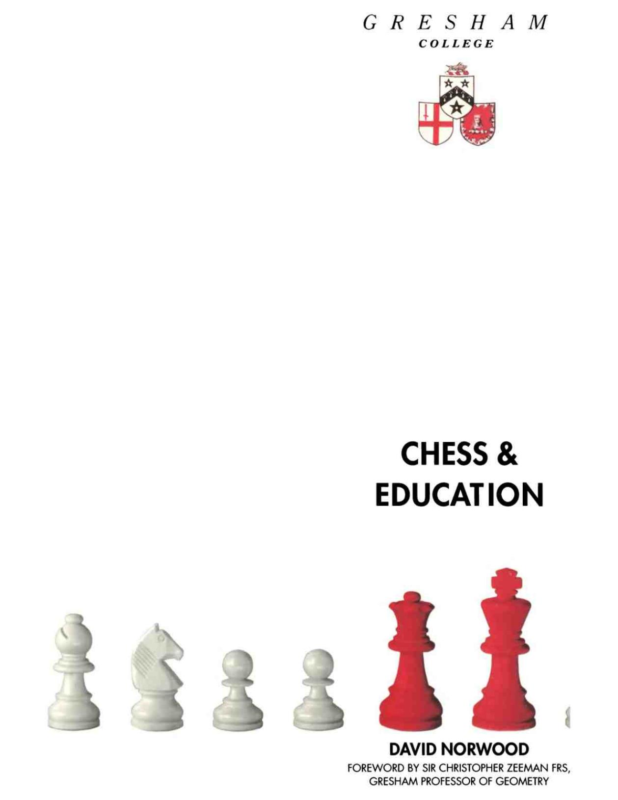Chess and education by English Grandmaster. David Norwood