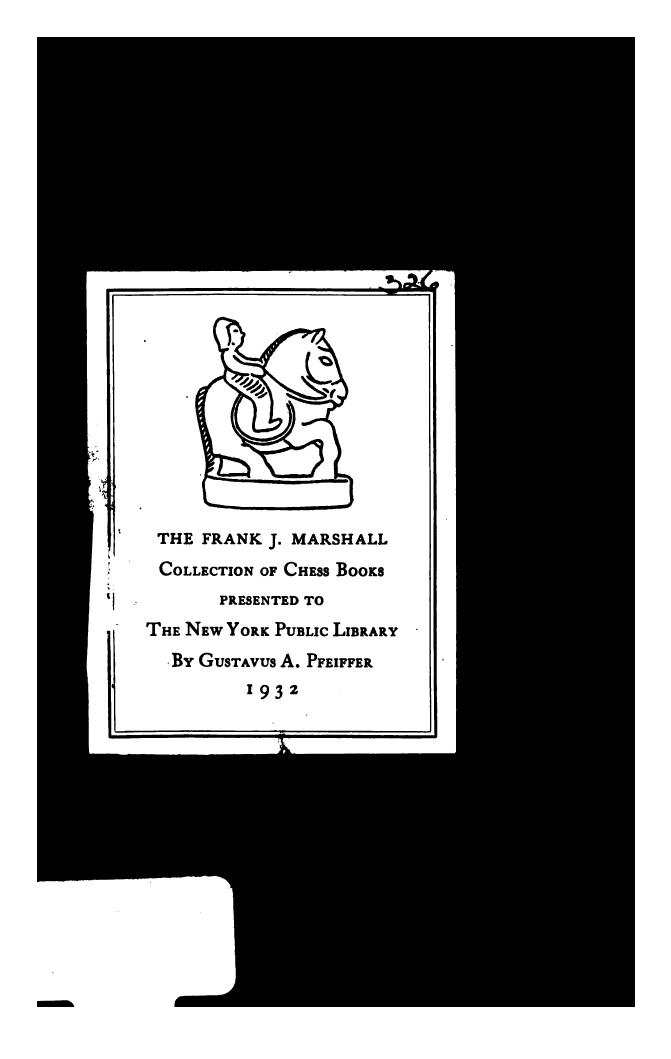 Chess player, Vols. 2 by Kling Joseph & Horwitz Bernard