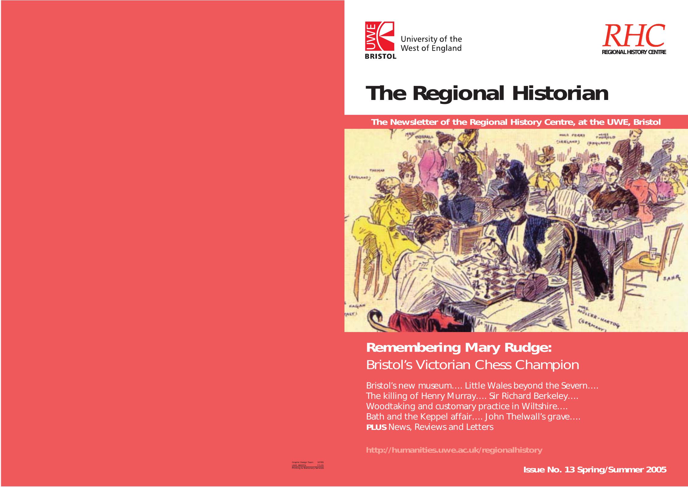 Chess. Mary Rudge winner of the first International Tournament for Ladies by Richards J