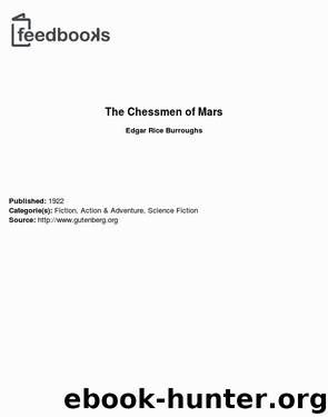 Chessmen of Mars by Edgar Rice Burroughs