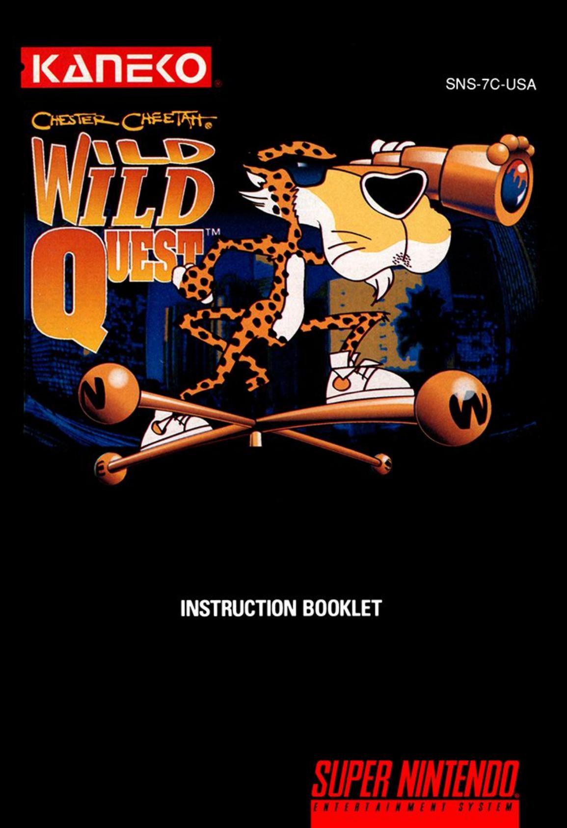Chester Cheetah - Wild Wild Quest (USA) by Jonathan Grimm